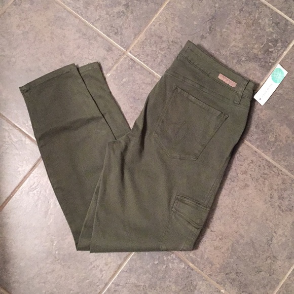 Level 99 Pants - Level 99 Sybil Cargo Pants - Olive